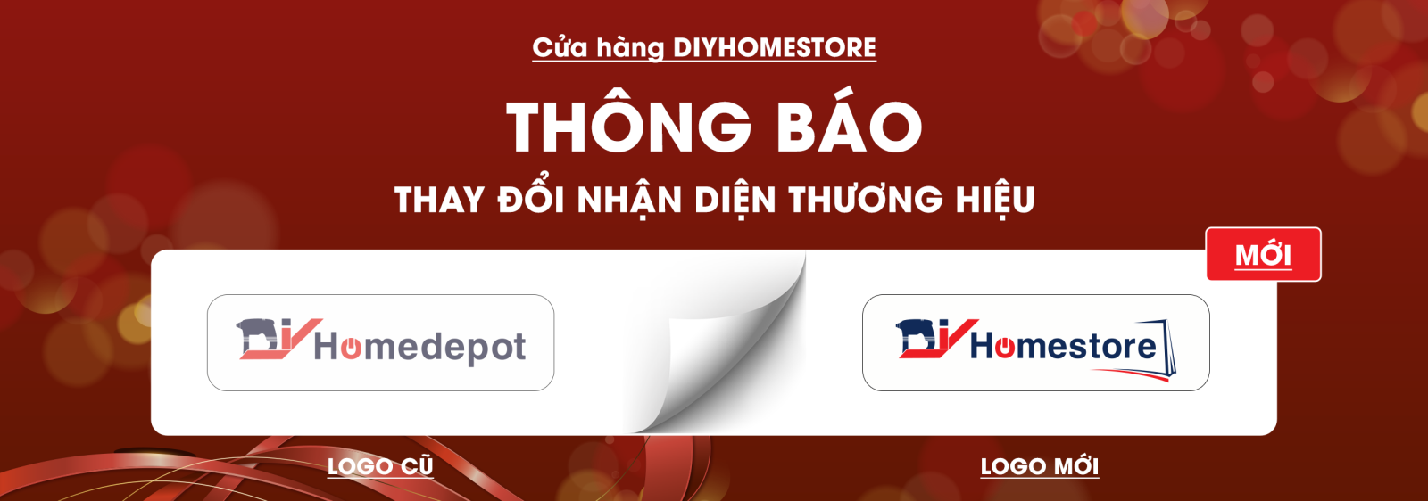 Thay đổi thương hiệu - DIYhomestore