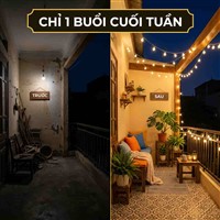 Biến Ban Công Thành Góc Cà Phê Cuối Tuần: 10 Ý Tưởng DIY Đơn Giản Ai Cũng Làm Được