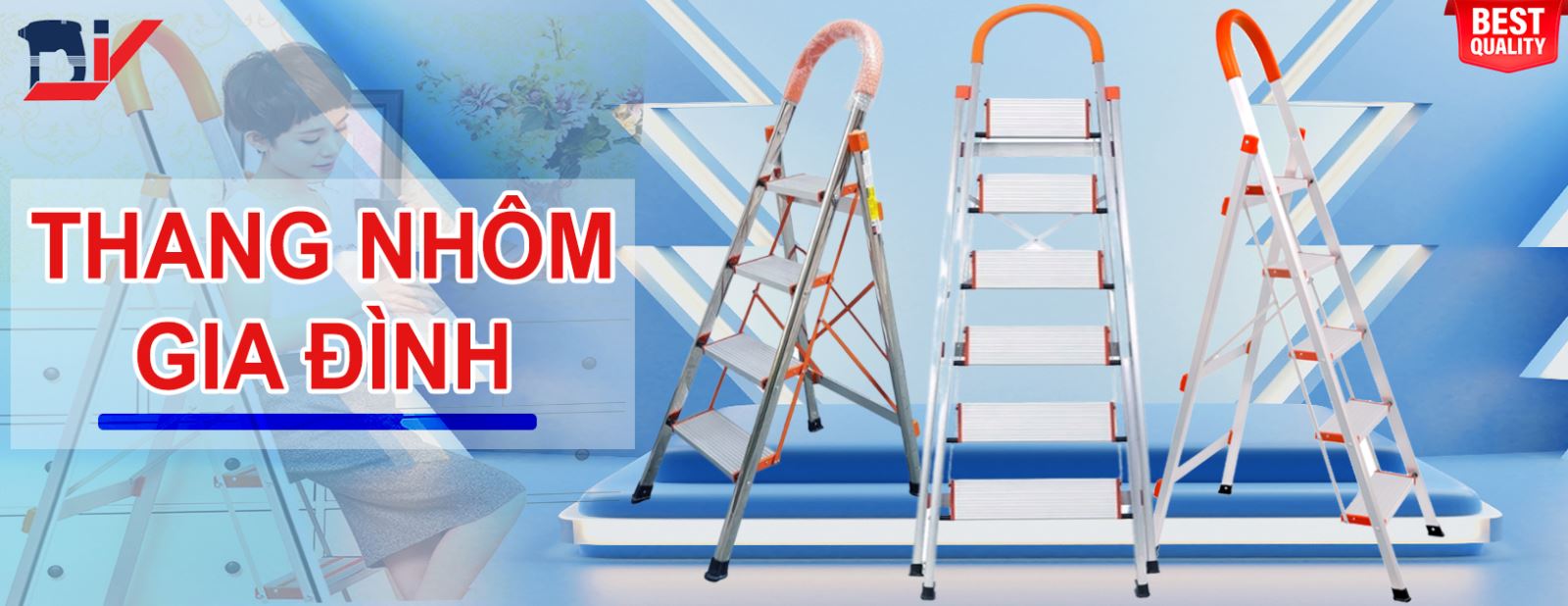 Thang nhôm ghế gia đình